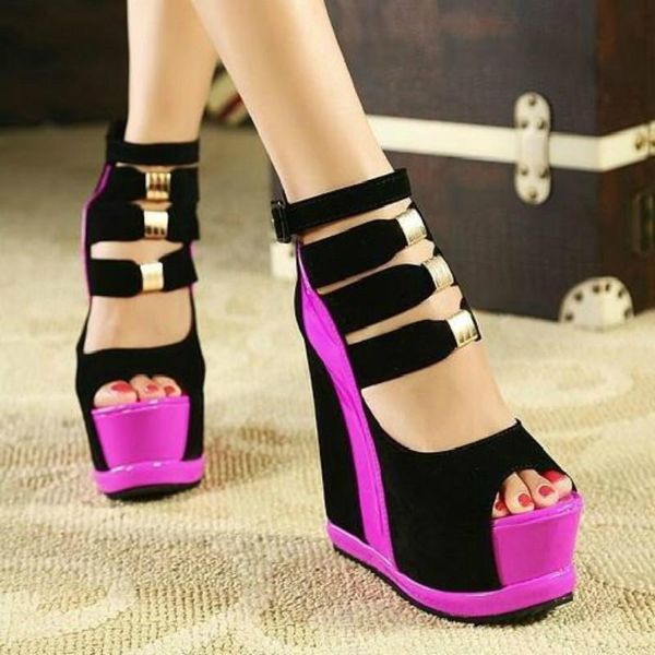sandals 2021 woman shoes summer genuine women platform thick soles wedges high heel 14cm peep toe mixed colors sexy, Black
sandals 2021 woman shoes summer genuine women platform thick soles wedges high heel 14cm peep toe mixed colors sexy, Black