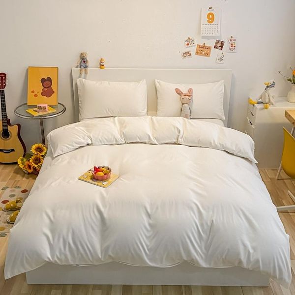 bedding sets white cute quilt cover pillowcase solid bed flat sheets modern duvet twin full single king bedclothes
bedding sets white cute quilt cover pillowcase solid bed flat sheets modern duvet twin full single king bedclothes
