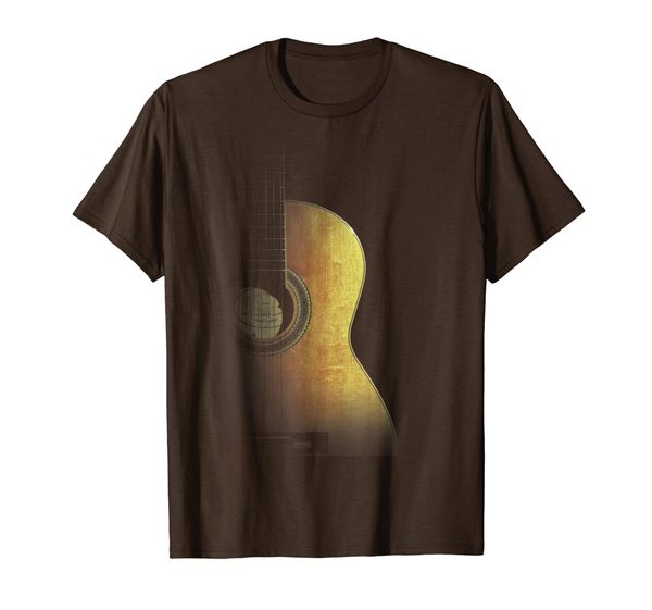 acoustic guitar t-shirt - brown/golden wood musician design, White;black
acoustic guitar t-shirt - brown/golden wood musician design, White;black