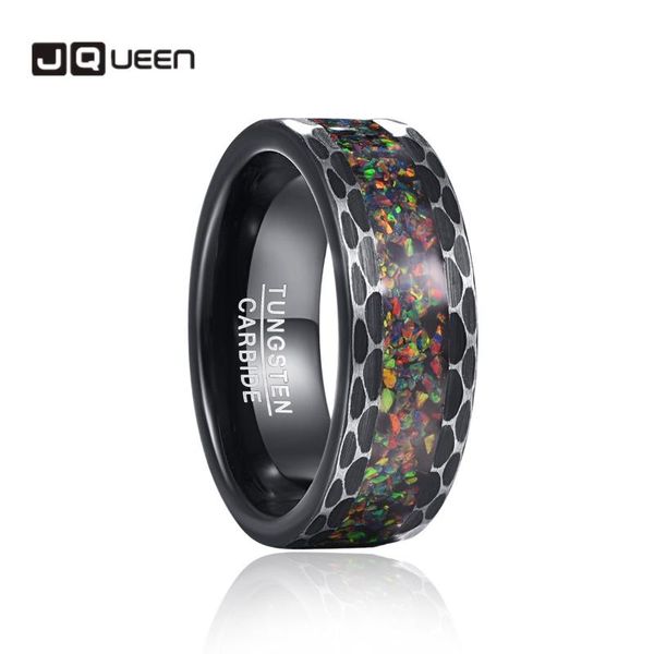 wedding rings jqueen 8mm men ring edge batch flower brushed inlaid opal men's tungsten carbide black carbon bague jewelry, Slivery;golden
wedding rings jqueen 8mm men ring edge batch flower brushed inlaid opal men's tungsten carbide black carbon bague jewelry, Slivery;golden