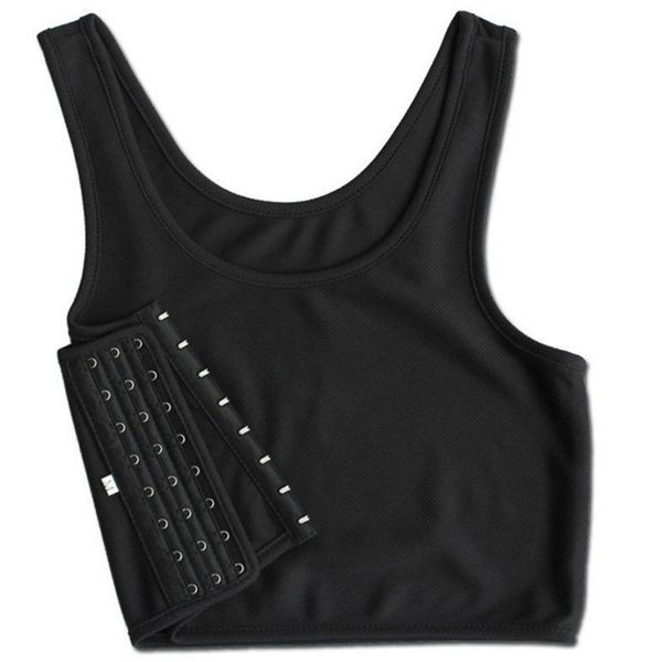 women's tanks & camis laamei casual breathable buckle short chest breast binder vest underwear tank bandage side hook, White
women's tanks & camis laamei casual breathable buckle short chest breast binder vest underwear tank bandage side hook, White