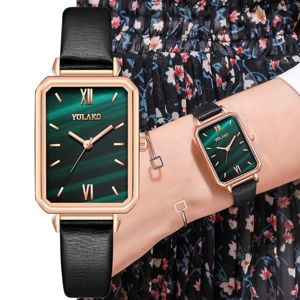 wristwatches 2021 women watches fashion green rectangle ladies dress quartz wrist watch zegarek damski montre femme drop, Slivery;brown
wristwatches 2021 women watches fashion green rectangle ladies dress quartz wrist watch zegarek damski montre femme drop, Slivery;brown