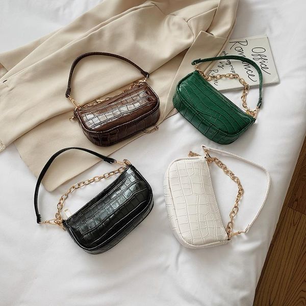 shoulder bags women handbag designer totes crocodile pattern chains decoration pu leather bag crossbody purse baguette fashion trendy
shoulder bags women handbag designer totes crocodile pattern chains decoration pu leather bag crossbody purse baguette fashion trendy