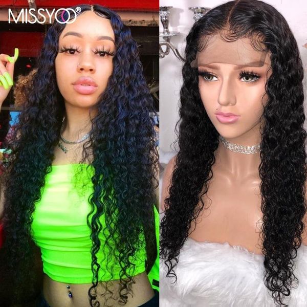 lace wigs 4x4 closure wig deep curly frontal brazilian remy human hair 13x1 t part with baby for black women, Black;brown
lace wigs 4x4 closure wig deep curly frontal brazilian remy human hair 13x1 t part with baby for black women, Black;brown