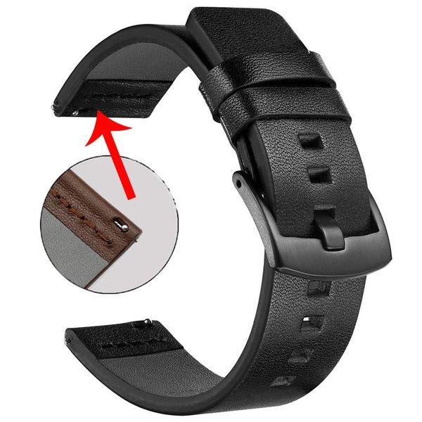 watch bands 20mm genuine leather watchband strap for garmin forerunner 245 245m 645 vivoactive 3 music smart bracelet band wristband, Black;brown
watch bands 20mm genuine leather watchband strap for garmin forerunner 245 245m 645 vivoactive 3 music smart bracelet band wristband, Black;brown