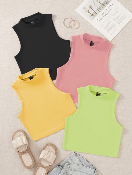 4pcs solid tank m9jz#, White