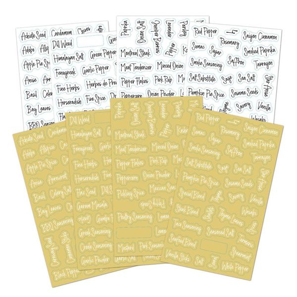 gift wrap 274pcs/set kitchen spice lable stickers waterproof identical layout for seasoning bottle jars
gift wrap 274pcs/set kitchen spice lable stickers waterproof identical layout for seasoning bottle jars