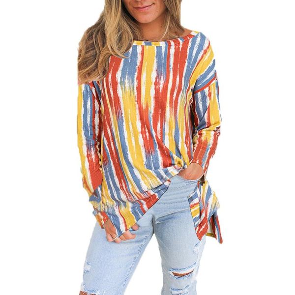 women's hoodies & sweatshirts autumn winter pullover color stripe printed female sweatshirt long-sleeved 5xl plus size clothing women, Black
women's hoodies & sweatshirts autumn winter pullover color stripe printed female sweatshirt long-sleeved 5xl plus size clothing women, Black