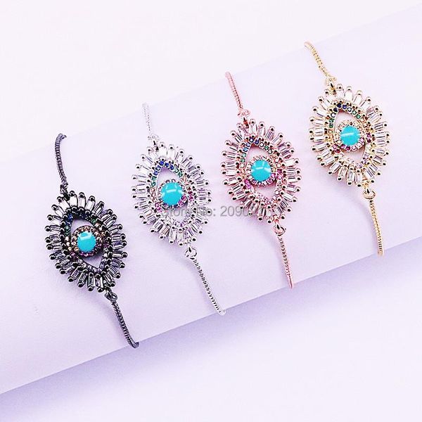 link, chain 10pcs trendy micro pave cubic zirconia eye connector jewelry adjustable macrame bracelet for women, Black
link, chain 10pcs trendy micro pave cubic zirconia eye connector jewelry adjustable macrame bracelet for women, Black