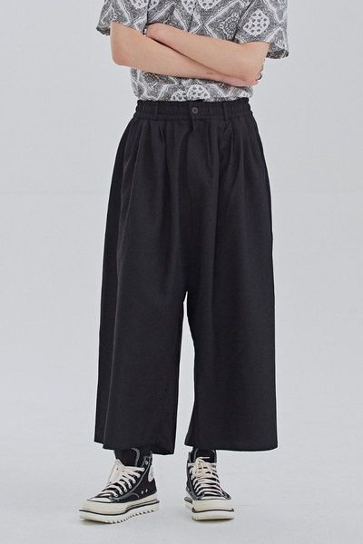 men's pants thin casual summer drop feeling wide leg straight trousers korean trend versatile student loose capris large, Black
men's pants thin casual summer drop feeling wide leg straight trousers korean trend versatile student loose capris large, Black