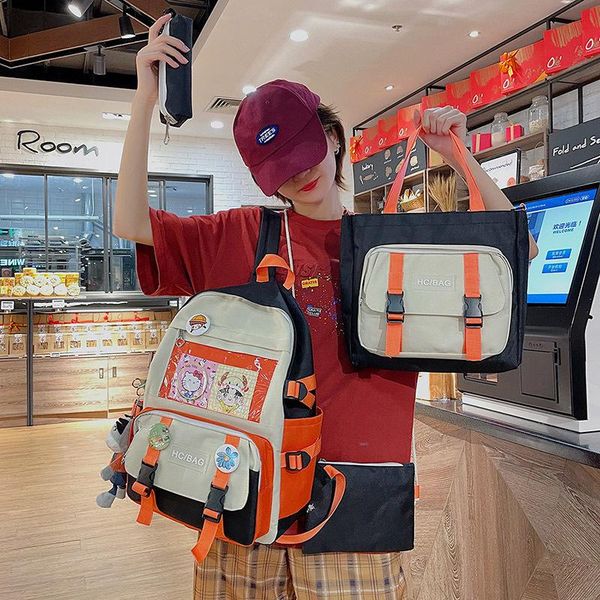 backpack junior high school boys and girls schoolbag korean version primary backpacks travel bags
backpack junior high school boys and girls schoolbag korean version primary backpacks travel bags