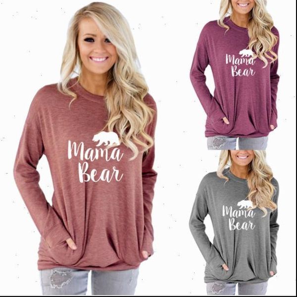 mama bear women t shirts autumn winter long sleeve pockets shirt tumblr graphic cute mom tee for ladies, White
mama bear women t shirts autumn winter long sleeve pockets shirt tumblr graphic cute mom tee for ladies, White