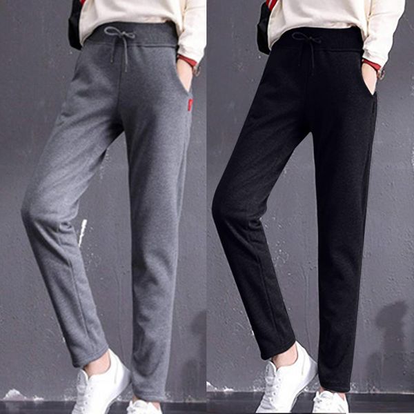women's leggings winter imitation lamb wool plus velvet thick loose warm high waist sports and leisure wide-leg trousers, Black
women's leggings winter imitation lamb wool plus velvet thick loose warm high waist sports and leisure wide-leg trousers, Black