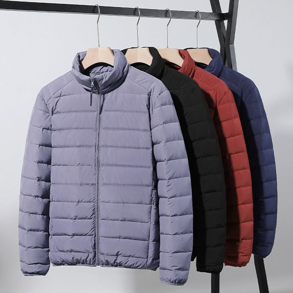 2021 autumn and winter new lightweight down jacket men's short seamless stand-up collar white duck men, Black
2021 autumn and winter new lightweight down jacket men's short seamless stand-up collar white duck men, Black