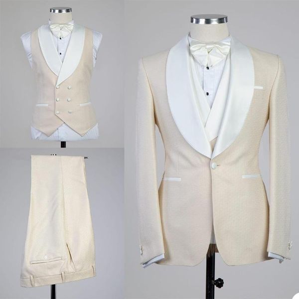 men's suits & blazers arrival groom wedding tuxedos slim one button shawl lapel pants mens prom party jacket coat formal outfits 3 piec, White;black
men's suits & blazers arrival groom wedding tuxedos slim one button shawl lapel pants mens prom party jacket coat formal outfits 3 piec, White;black