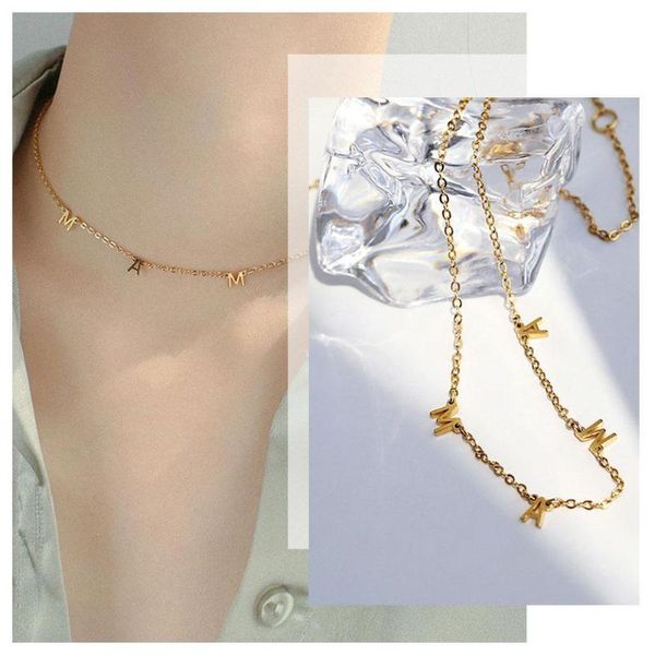 chains letter mama necklace women choker gold sliver color baby mom chain charm collier female jewelry mother's day gift, Silver
chains letter mama necklace women choker gold sliver color baby mom chain charm collier female jewelry mother's day gift, Silver