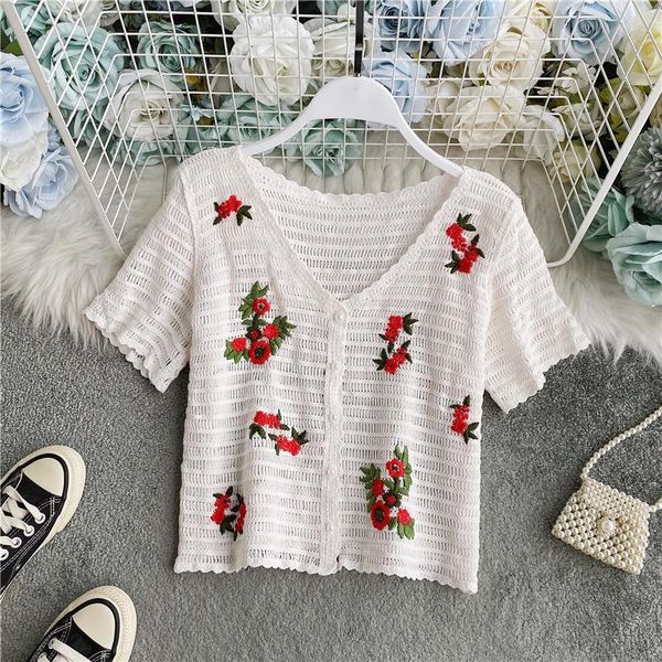 women's jackets ichoix will see women's short sleeve korean-style cardigan mesh embroidered white flower crop tyvi, Black;brown
women's jackets ichoix will see women's short sleeve korean-style cardigan mesh embroidered white flower crop tyvi, Black;brown