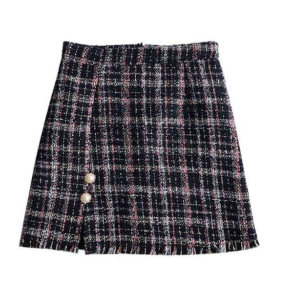 pencil skirt vintage mini high waist tassel short chic tweed plaid black white elegant pearl beading winter s0182 210514
pencil skirt vintage mini high waist tassel short chic tweed plaid black white elegant pearl beading winter s0182 210514