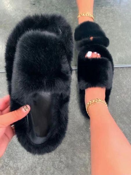 factory wholesale 2021 flat candy color comfortable ladies home slippers furry, Black
factory wholesale 2021 flat candy color comfortable ladies home slippers furry, Black