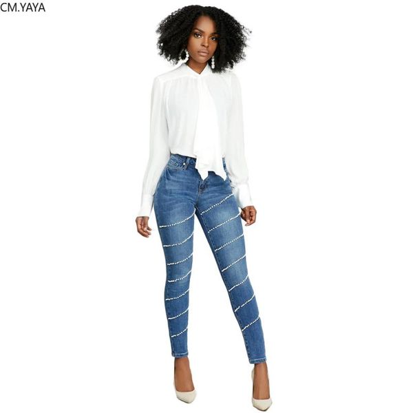 women's jeans 2021 autumn summer women beading pearls zipper high waist pencil long streetwear beach denim fashion pants gl230, Blue
women's jeans 2021 autumn summer women beading pearls zipper high waist pencil long streetwear beach denim fashion pants gl230, Blue