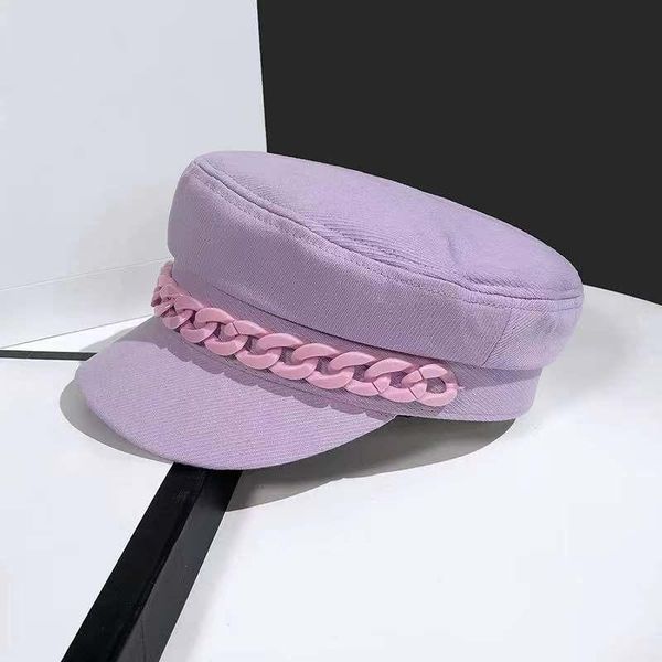 berets women's autumn and winter chain beret retro japanese hat all-match fashion cap outdoor leisure, Blue;gray
berets women's autumn and winter chain beret retro japanese hat all-match fashion cap outdoor leisure, Blue;gray