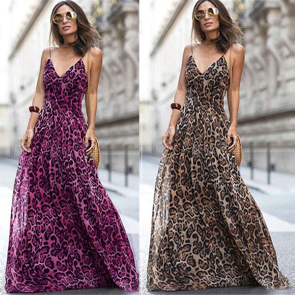 wind women's summer leopard pattern suspender skirt chiffon sleeveless dress, Black;gray
wind women's summer leopard pattern suspender skirt chiffon sleeveless dress, Black;gray