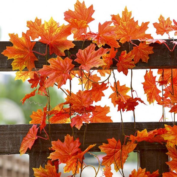 decorative flowers & wreaths 2.4m home autumn decoration leaves garland artificial vine fake foliage string thanksgiving christma
decorative flowers & wreaths 2.4m home autumn decoration leaves garland artificial vine fake foliage string thanksgiving christma