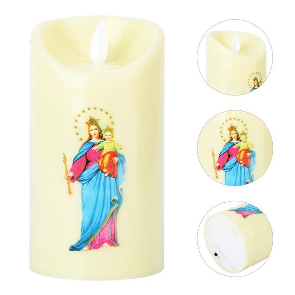 candles 2pcs led candle light electronic lamp oblique swing religious hall decoration (random without battery)
candles 2pcs led candle light electronic lamp oblique swing religious hall decoration (random without battery)