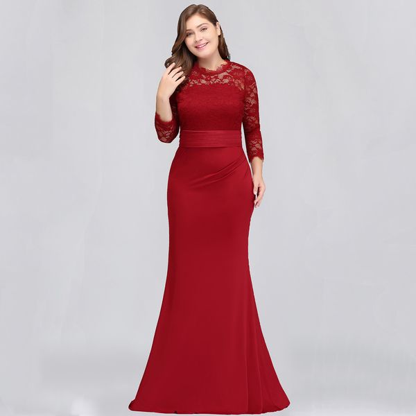 sale plus size red bridesmaid dresses women long sleeve mermaid autumn stretch lace evening robes party robe engagement gowns, White;pink
sale plus size red bridesmaid dresses women long sleeve mermaid autumn stretch lace evening robes party robe engagement gowns, White;pink