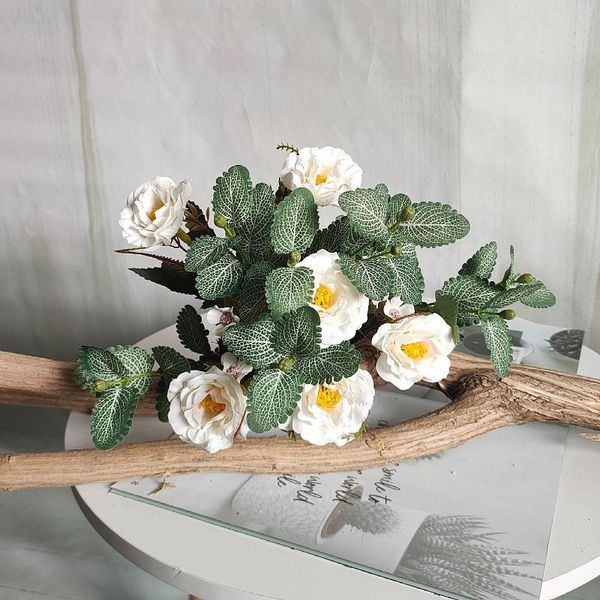 decorative flowers & wreaths 1 bouquet 13heads artificial rose mint combination flower for wedding party home garden living room decor acces
decorative flowers & wreaths 1 bouquet 13heads artificial rose mint combination flower for wedding party home garden living room decor acces
