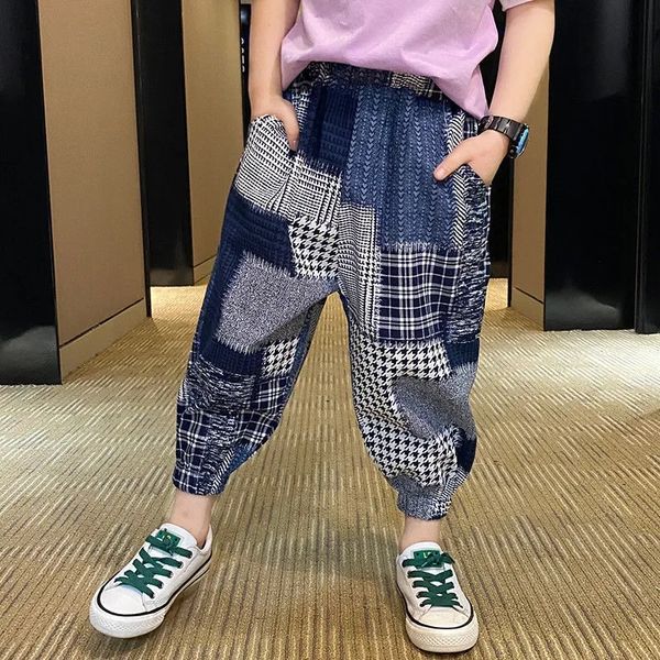 boys pants fashion plaid trend sport casual pants teenage sweatpants boy harem pants kids bottoms, Blue
boys pants fashion plaid trend sport casual pants teenage sweatpants boy harem pants kids bottoms, Blue