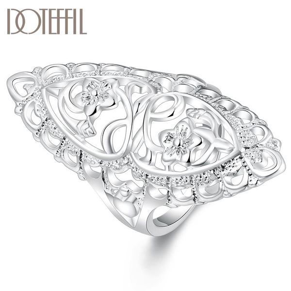 cluster rings doteffil 925 sterling silver hollow carved ring classic for women fashion wedding engagement party gift charm jewelry, Golden;silver
cluster rings doteffil 925 sterling silver hollow carved ring classic for women fashion wedding engagement party gift charm jewelry, Golden;silver