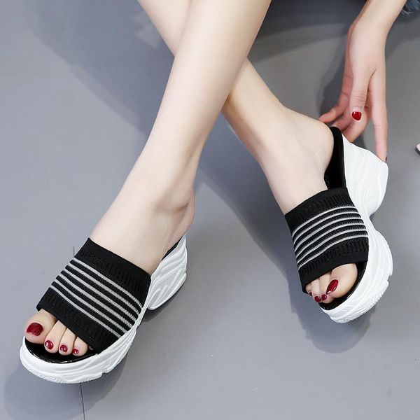 sandals 2021 casual women sandal stretch mesh fabric platform wedge heel open toe thick sole summer outdoor beach shoes ladies female, Black
sandals 2021 casual women sandal stretch mesh fabric platform wedge heel open toe thick sole summer outdoor beach shoes ladies female, Black