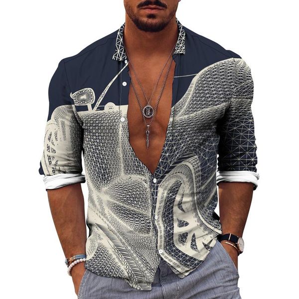men's casual shirts 2021 fall long shirt single-breasted button lapel 3d est daily fashion young virtual car theme, White;black
men's casual shirts 2021 fall long shirt single-breasted button lapel 3d est daily fashion young virtual car theme, White;black