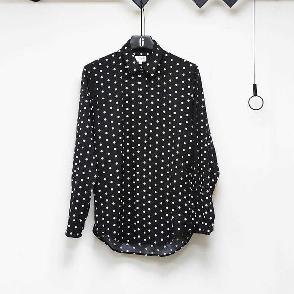 ce polka dot shirt looks like slp small medium polka dot black long sleeve thin shirt men's high street luxury, White;black
ce polka dot shirt looks like slp small medium polka dot black long sleeve thin shirt men's high street luxury, White;black