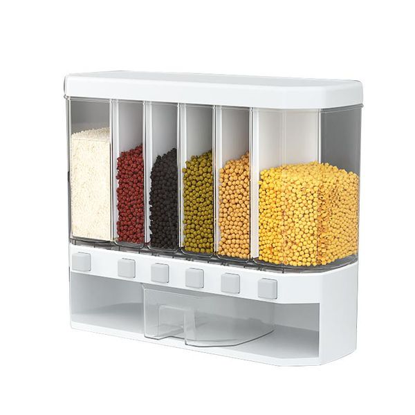 storage bottles & jars household plastic rice barrels are divided into grain moisture-proof measurable boxes separated
storage bottles & jars household plastic rice barrels are divided into grain moisture-proof measurable boxes separated