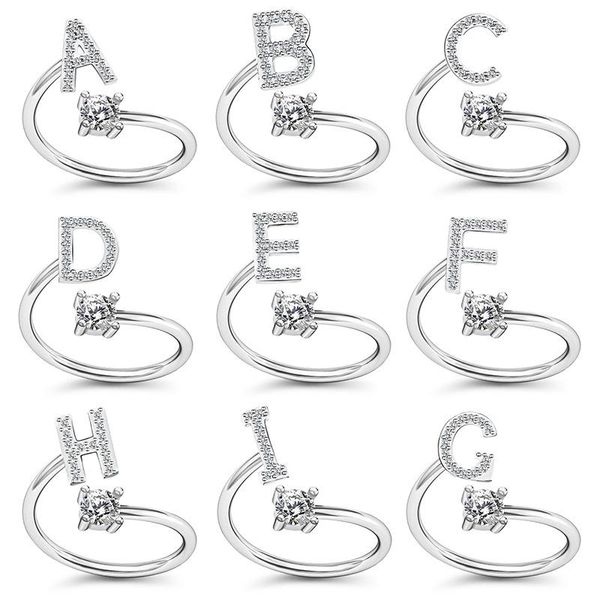 wedding rings creative 26 english letters crystal open adjustable size cuff ring silver color plated women lady wife jewelry for, Slivery;golden
wedding rings creative 26 english letters crystal open adjustable size cuff ring silver color plated women lady wife jewelry for, Slivery;golden