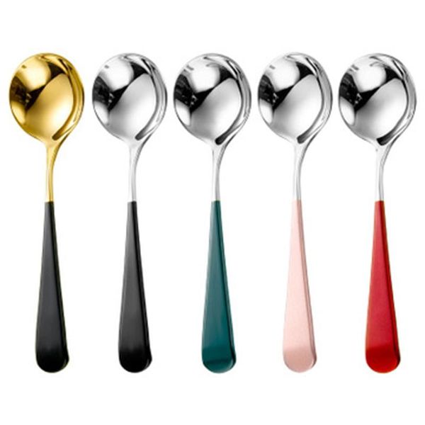 spoons 6pcs coffee scoop 18/8 stainless steel tea spoon for dessert small black gold tools teaspoons tableware set
spoons 6pcs coffee scoop 18/8 stainless steel tea spoon for dessert small black gold tools teaspoons tableware set