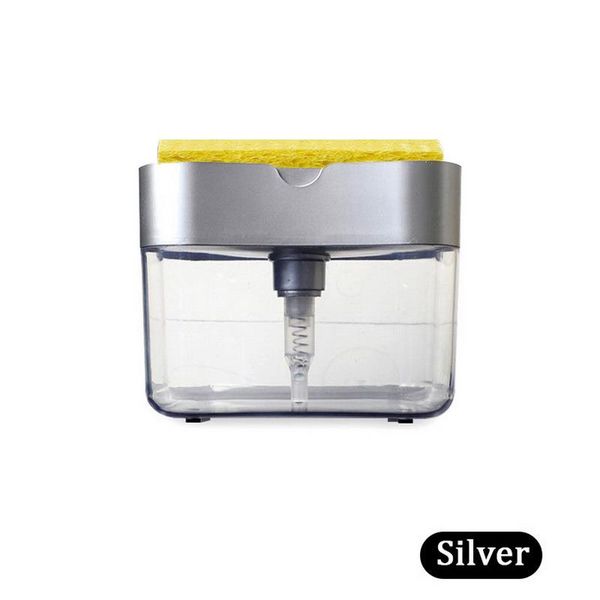 liquid soap dispenser pump with sponge manual press cleaning container organizer kitchen tool
liquid soap dispenser pump with sponge manual press cleaning container organizer kitchen tool