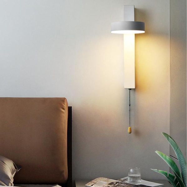 wall lamp 180 rotation degree led indoor lamps modern sconce tri-color black white rope switch light for home decor el livingroom
wall lamp 180 rotation degree led indoor lamps modern sconce tri-color black white rope switch light for home decor el livingroom