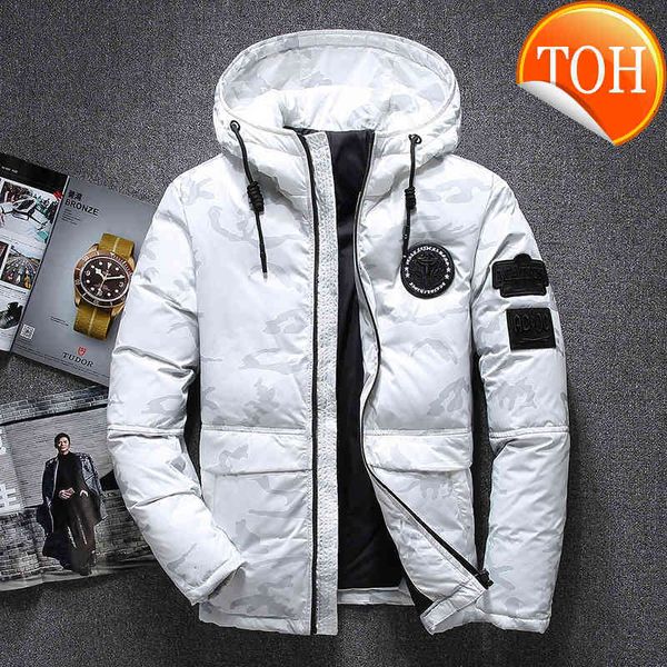men jacket winter windbreaker parkas down coat white duck snow hooded thick warm jackets overcoat, Black
men jacket winter windbreaker parkas down coat white duck snow hooded thick warm jackets overcoat, Black