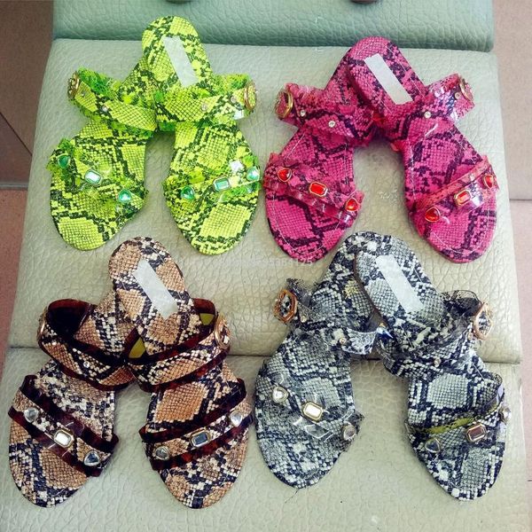 women's gem leather pu flip flop beach slippers outdoor wild fashion ladies 2021 europe and america sandals, Black
women's gem leather pu flip flop beach slippers outdoor wild fashion ladies 2021 europe and america sandals, Black