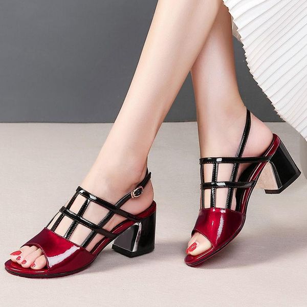 summer women sandals pvc lace-up female wedge fashion low heels square heel shoe woman party slippers office career, Black
summer women sandals pvc lace-up female wedge fashion low heels square heel shoe woman party slippers office career, Black