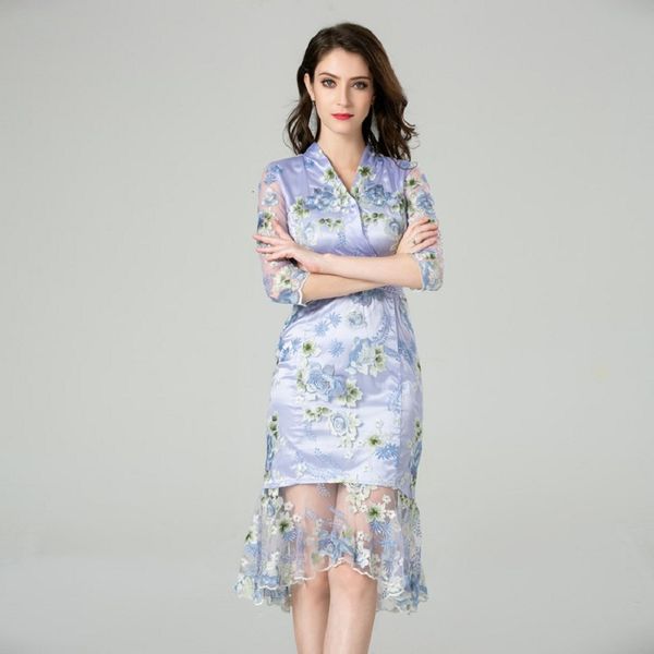 capris 2021 spring summer party mermaid women v-neck tulle mesh embroidery patchwork 3/4 sleeve bodycon purple vestido, Black;gray
capris 2021 spring summer party mermaid women v-neck tulle mesh embroidery patchwork 3/4 sleeve bodycon purple vestido, Black;gray