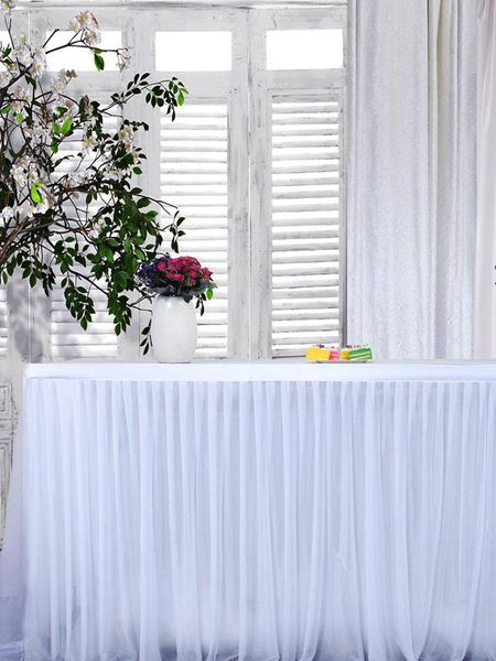 table skirt tulle wedding party tutu tableware cloth baby shower birthday banquet home decor
table skirt tulle wedding party tutu tableware cloth baby shower birthday banquet home decor
