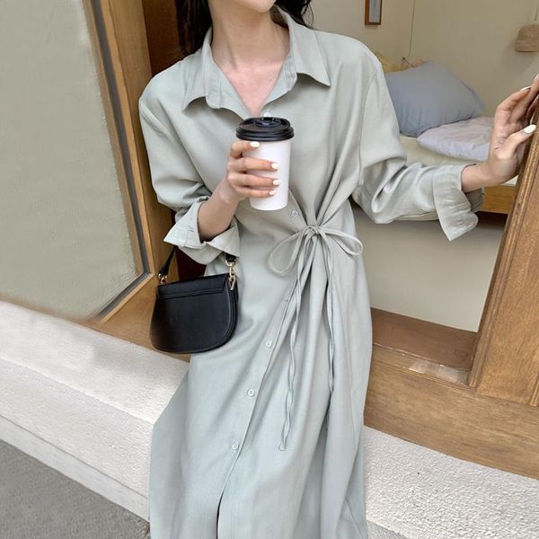 casual dresses vanovich korean style women dress temperament lapel spring and autumn 2022 ladies single-breasted long-sleeve, Black;gray
casual dresses vanovich korean style women dress temperament lapel spring and autumn 2022 ladies single-breasted long-sleeve, Black;gray
