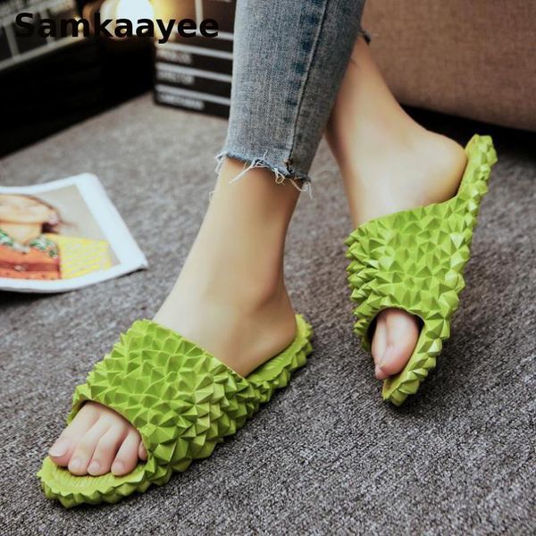 size 36-41 womens slippers summer female durian shoes mujer fruits slides slip-on flats soft bottom indoor green zapatos y14, Black
size 36-41 womens slippers summer female durian shoes mujer fruits slides slip-on flats soft bottom indoor green zapatos y14, Black