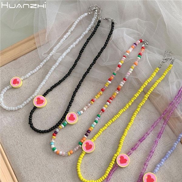 chokers summer trendy simple acrylic colorful resin bead love heart choker couples necklace for women girls party jewelry huanzhi 2021, Golden;silver
chokers summer trendy simple acrylic colorful resin bead love heart choker couples necklace for women girls party jewelry huanzhi 2021, Golden;silver