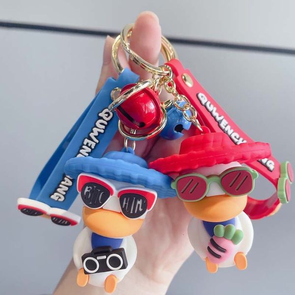 key chain creative cartoon trend duck cute auto parts buckle personalized small gift pendant, Silver
key chain creative cartoon trend duck cute auto parts buckle personalized small gift pendant, Silver