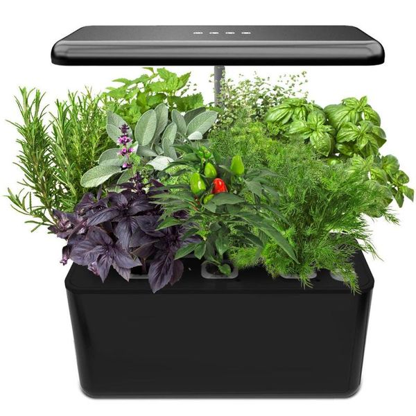 grower hydroponics growing system indoor garden starter kit with led light 12 ports smart planter for home planters & pots
grower hydroponics growing system indoor garden starter kit with led light 12 ports smart planter for home planters & pots